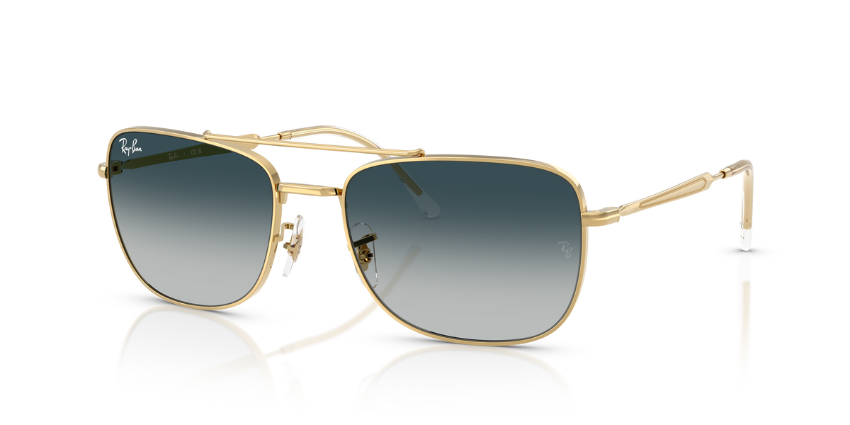 0RB3755 Arista Gold / Grey Gradient Blu (920132) three quarter view image 1 barcode 8056262866344