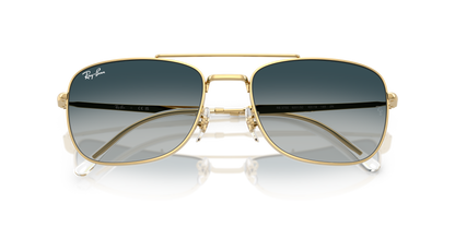 0RB3755 Arista Gold / Grey Gradient Blu (920132) close front view image 6 barcode 8056262866344