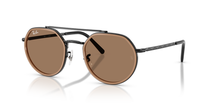 0RB3765 Black / Brown (927973) three quarter view image 1 barcode 8056262895474
