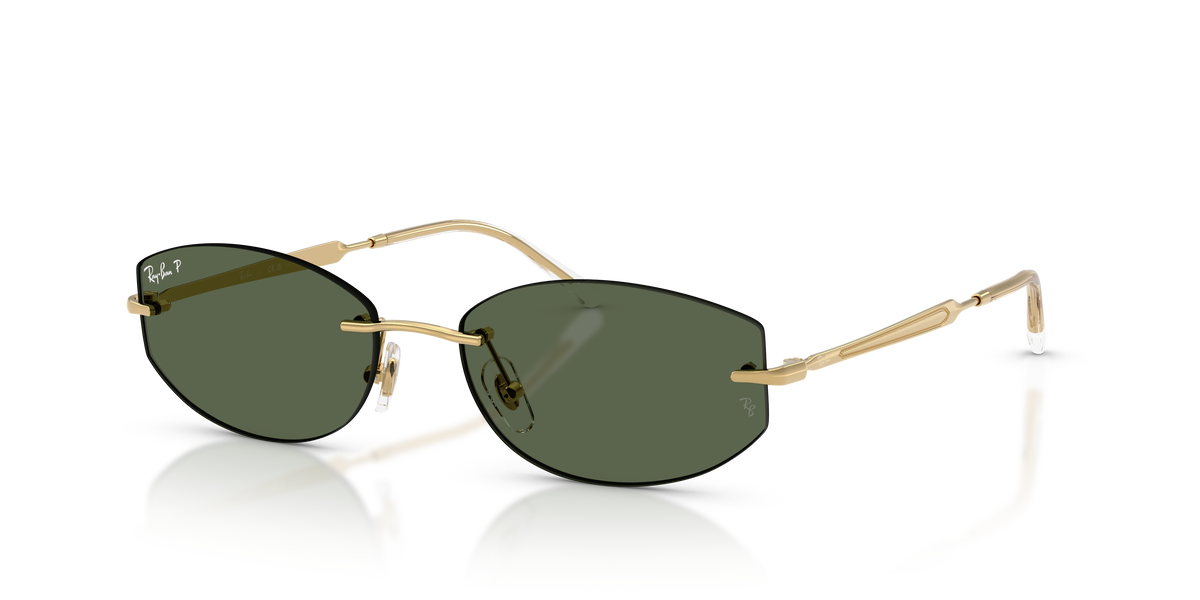 0RB3792 Arista / Dark Green Polarized (001/9A) three quarter view image 1 barcode 8056262979372