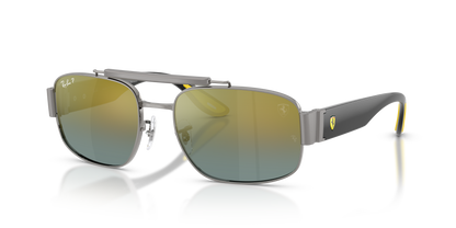 0RB3797M Gunmetal three quarter view image 1 barcode 8056266007248
