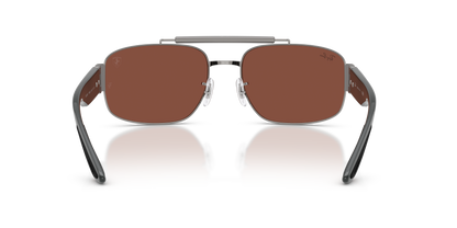 0RB3797M Gunmetal / Red (F142C5) rear view image 3 barcode 8056266007279