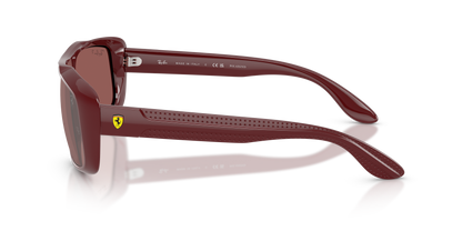 0RB4479M Dark Red side view image 2 barcode 8056266007187