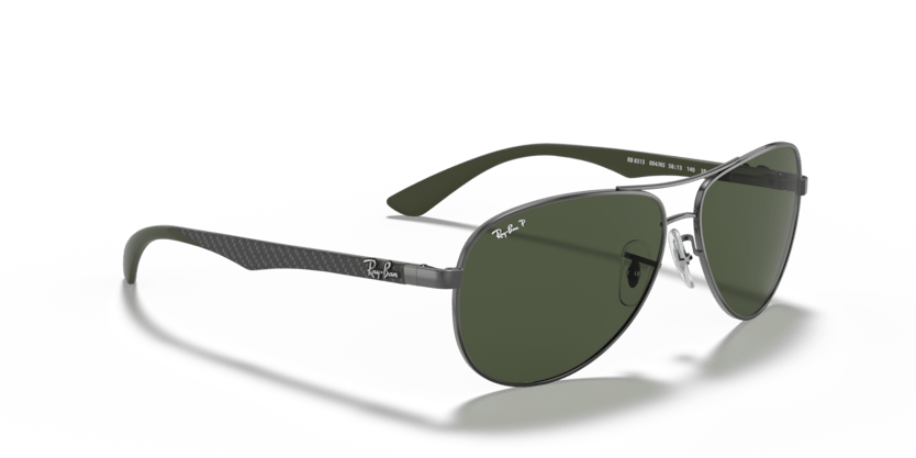 0RB8313 - Ray - Ban - (Gunmetal) G - 15 Green Polarized - 61 - 13 - 140 MM - Ardor Eyewear 8053672006667