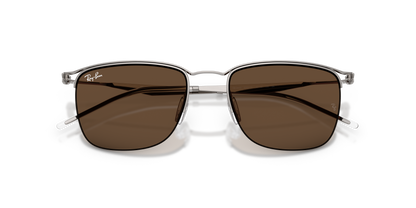 0RB8550 Gunmetal / Dark Brown (928273) close front view image 6 barcode 8056262976562
