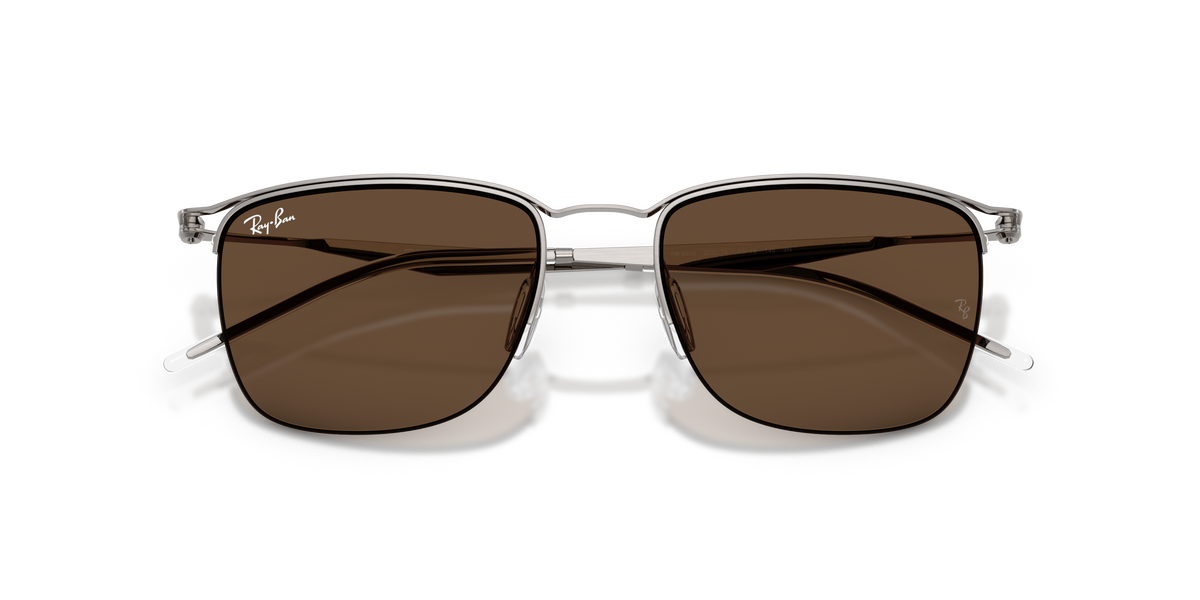 0RB8550 Gunmetal / Dark Brown (928273) close front view image 6 barcode 8056262976562