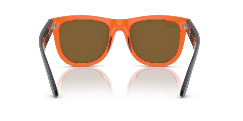 Transparent Orange - 0RBR0502S 8056597918909 Ray-Ban Sunglasses Unisex Square