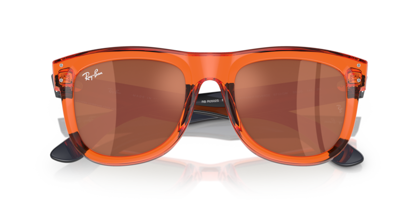 Transparent Orange - 0RBR0502S 8056597918909 Ray-Ban Sunglasses Unisex Square