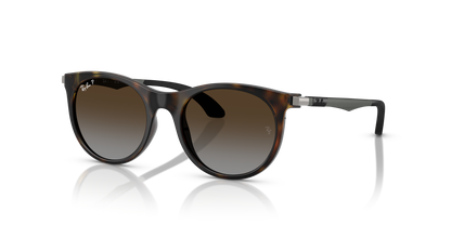Ray-Ban Junior RJ9082S Havana (7182T5) - Light Grey Brown Polarized 8056262418246
