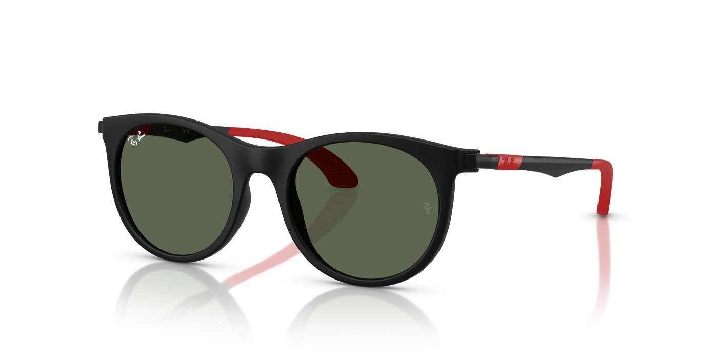 Ray-Ban Junior RJ9082S Matte Black (718371) - Dark Green 8056262463826