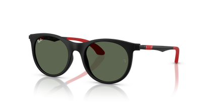 Ray-Ban Junior RJ9082S Matte Black (718371) - Dark Green 8056262463826