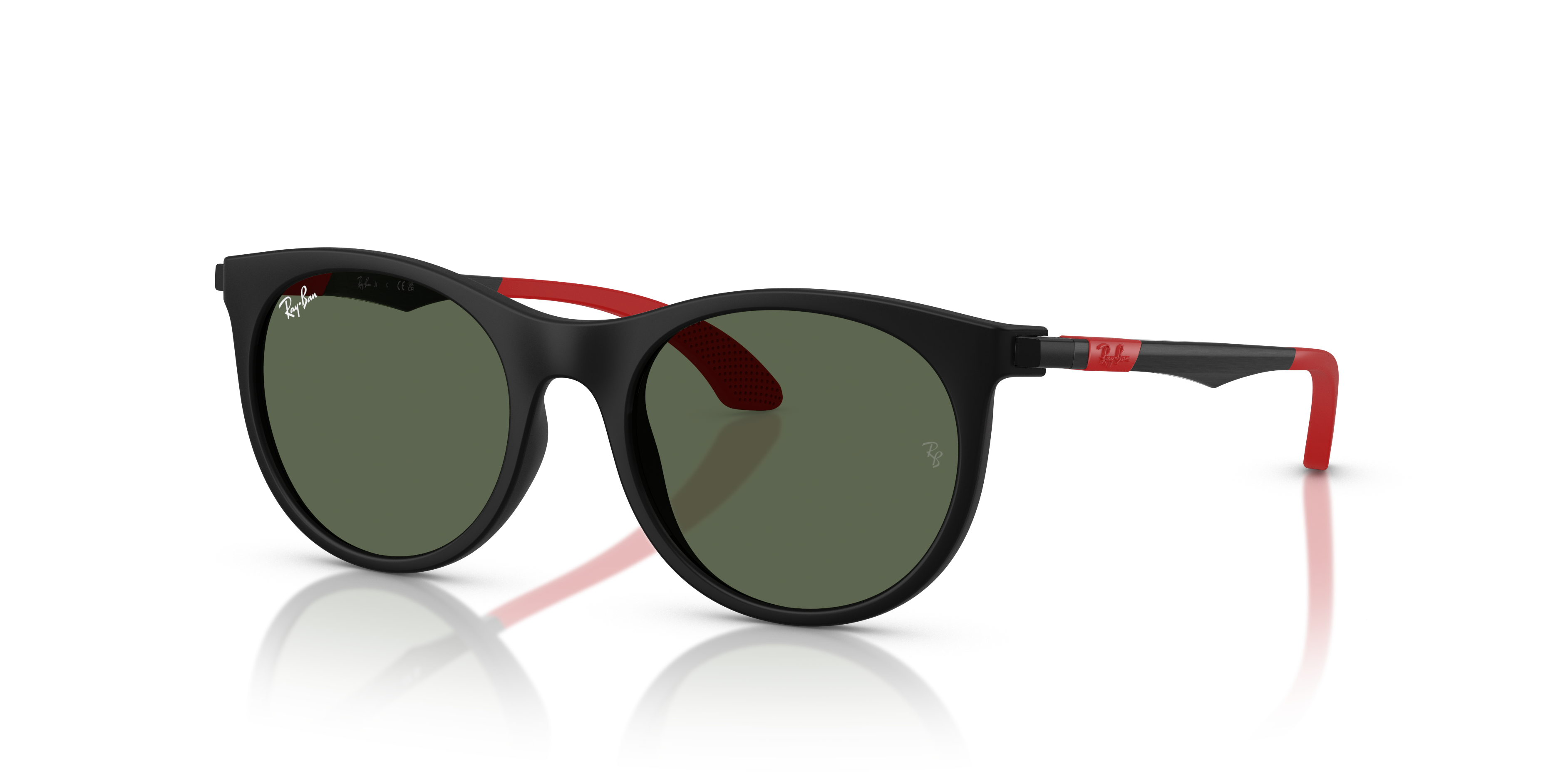Ray-Ban Junior RJ9082S Matte Black (718371) - Dark Green 8056262463826