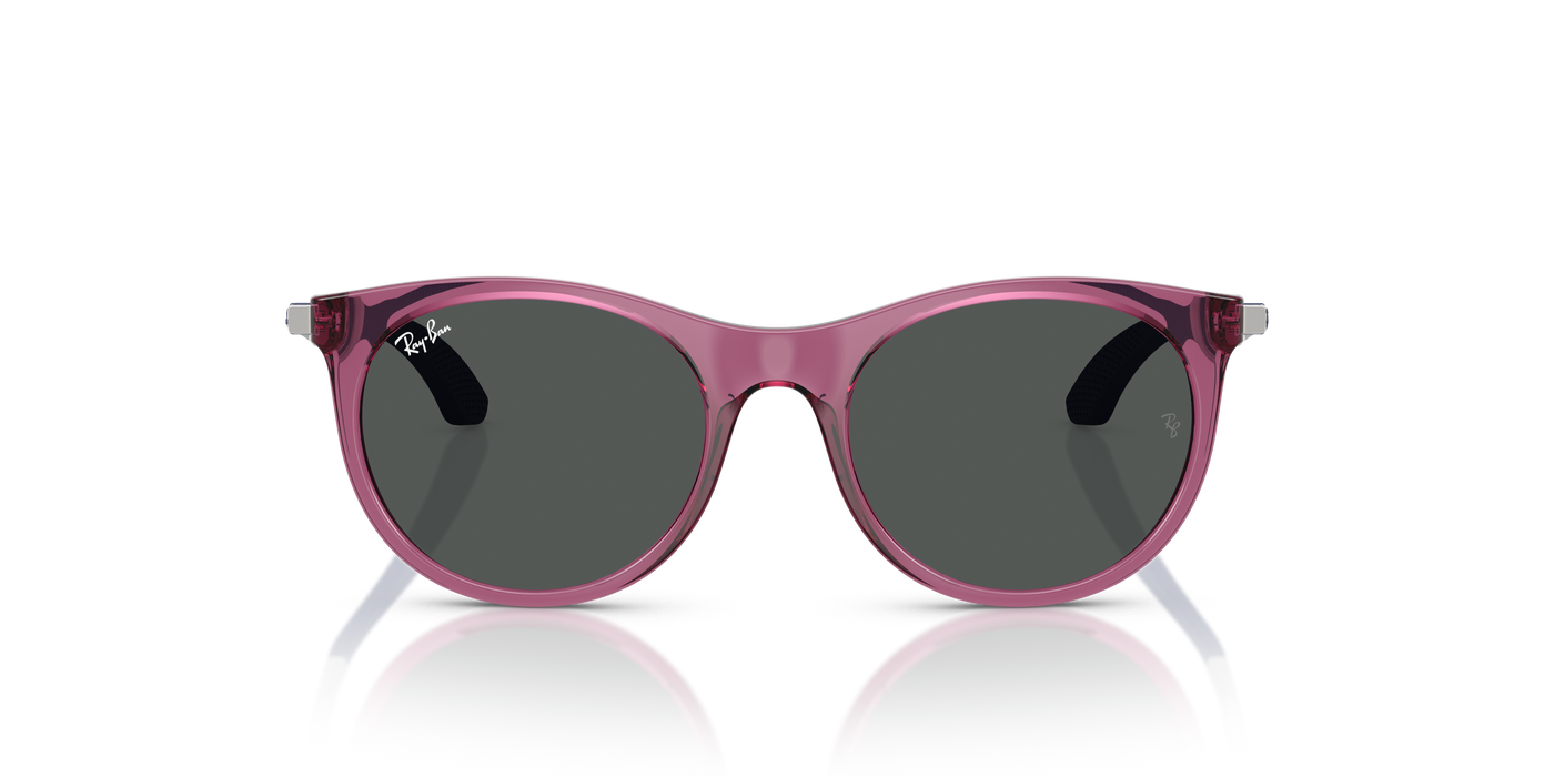 Ray-Ban Junior RJ9082S Transparent Violet (718687) - Dark Grey 8056262418284