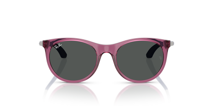 Ray-Ban Junior RJ9082S Transparent Violet (718687) - Dark Grey 8056262418284