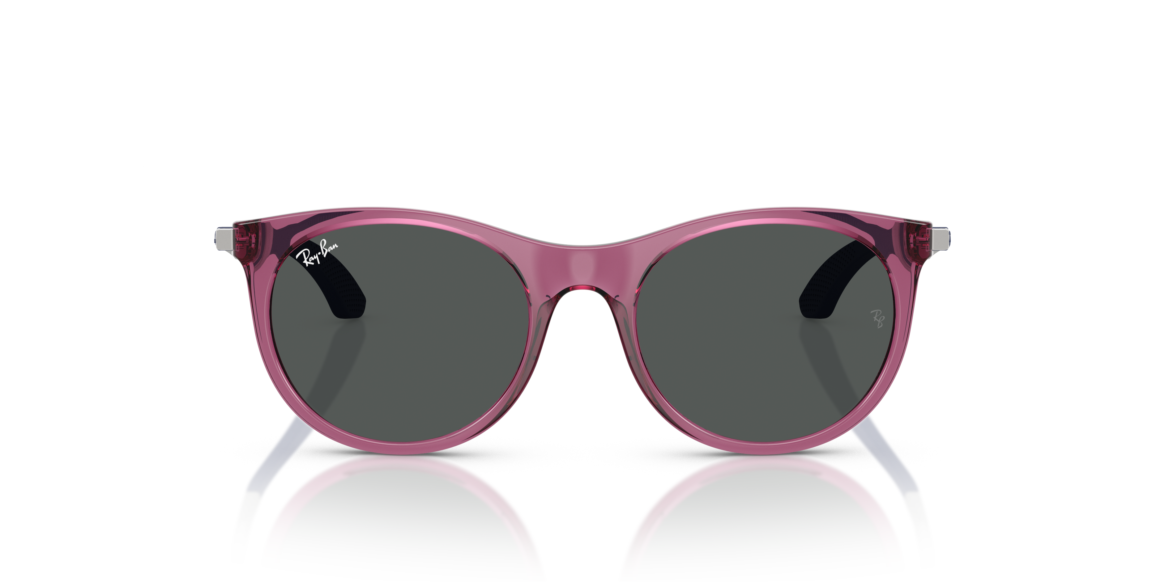 Ray-Ban Junior RJ9082S Transparent Violet (718687) - Dark Grey 8056262418284