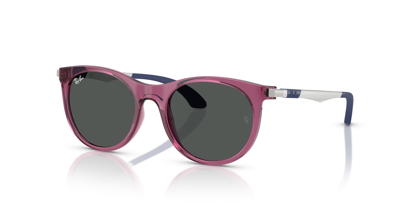 Ray-Ban Junior RJ9082S Transparent Violet (718687) - Dark Grey 8056262418284