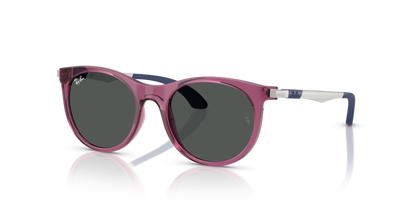 Ray-Ban Junior RJ9082S Transparent Violet (718687) - Dark Grey 8056262418284