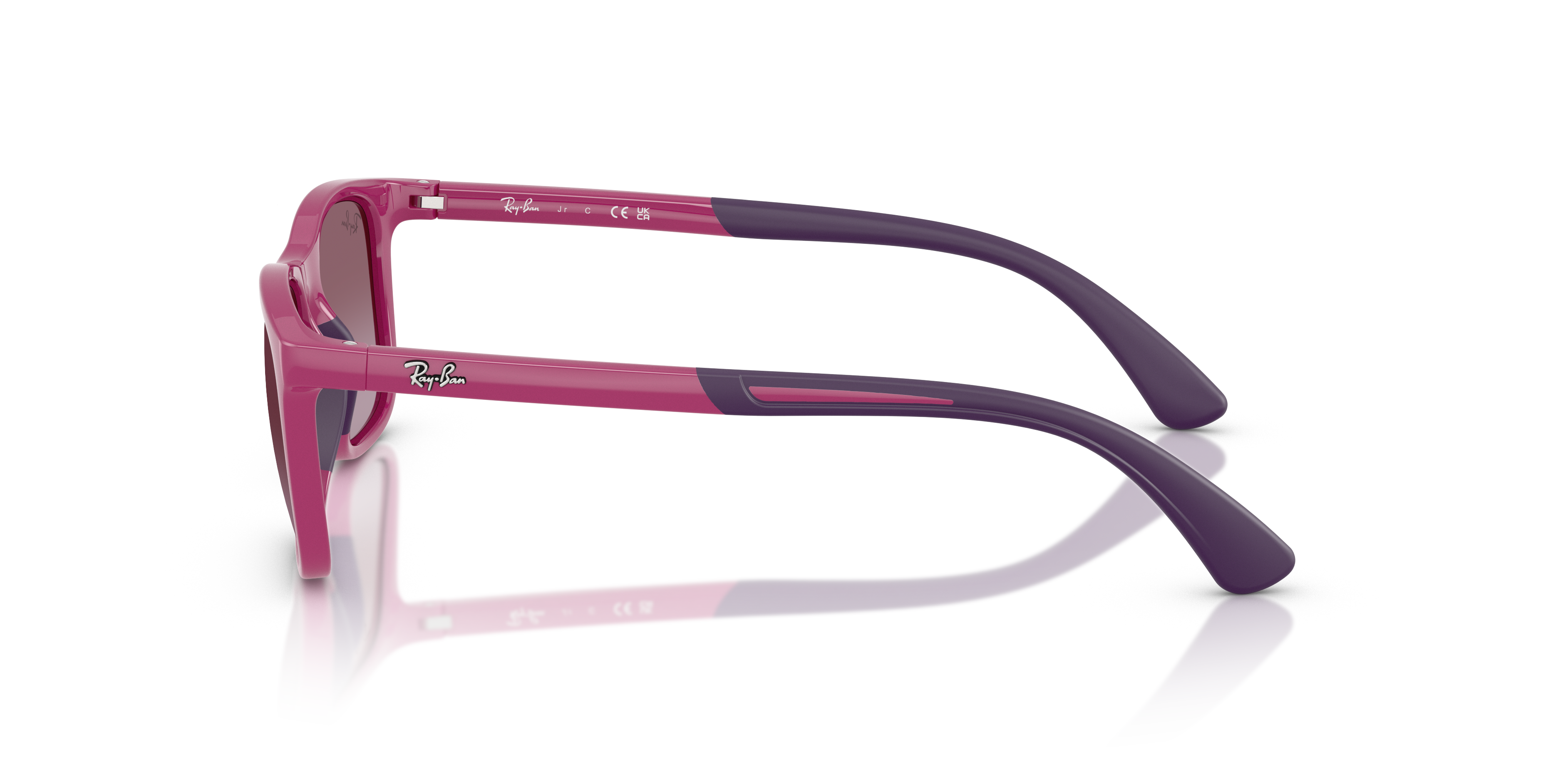 Ray-Ban Junior RJ9084S Fuchsia On Rubber Violet (71498H) - Gradient Violet 8056262418352