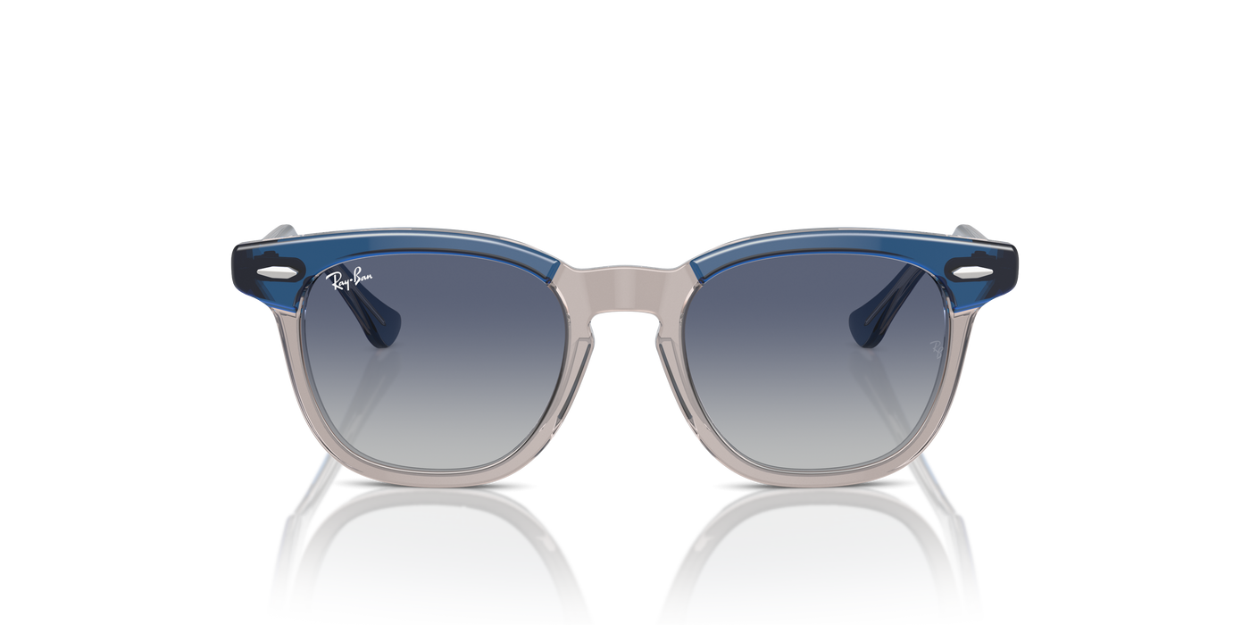 Ray-Ban Junior RJ9098S Top Dark Blue & Brown & Light Grey (71554L) - Grey/Blue 8056262047149