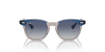 Ray-Ban Junior RJ9098S Top Dark Blue & Brown & Light Grey (71554L) - Grey/Blue 8056262047149