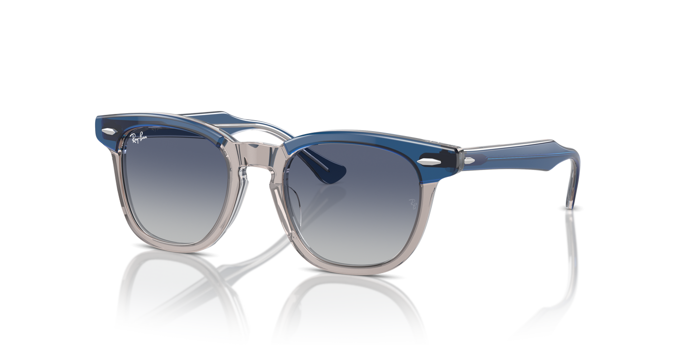 Ray-Ban Junior RJ9098S Top Dark Blue & Brown & Light Grey (71554L) - Grey/Blue 8056262047149