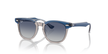 Ray-Ban Junior RJ9098S Top Dark Blue & Brown & Light Grey (71554L) - Grey/Blue 8056262047149