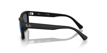 Ray-Ban Junior RJ9196S Matte Black (100S55) - Dark Blue Mirror Blue 8056262418307