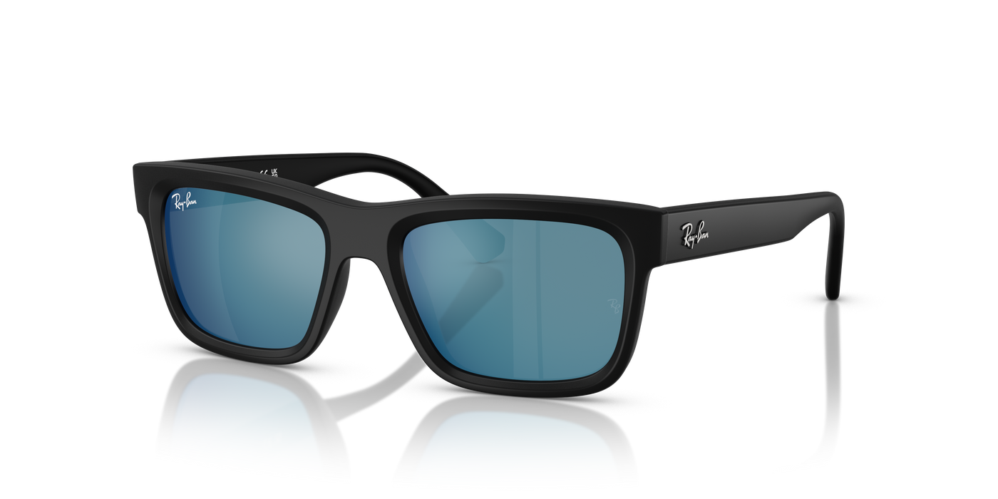 Ray-Ban Junior RJ9196S Matte Black (100S55) - Dark Blue Mirror Blue 8056262418307