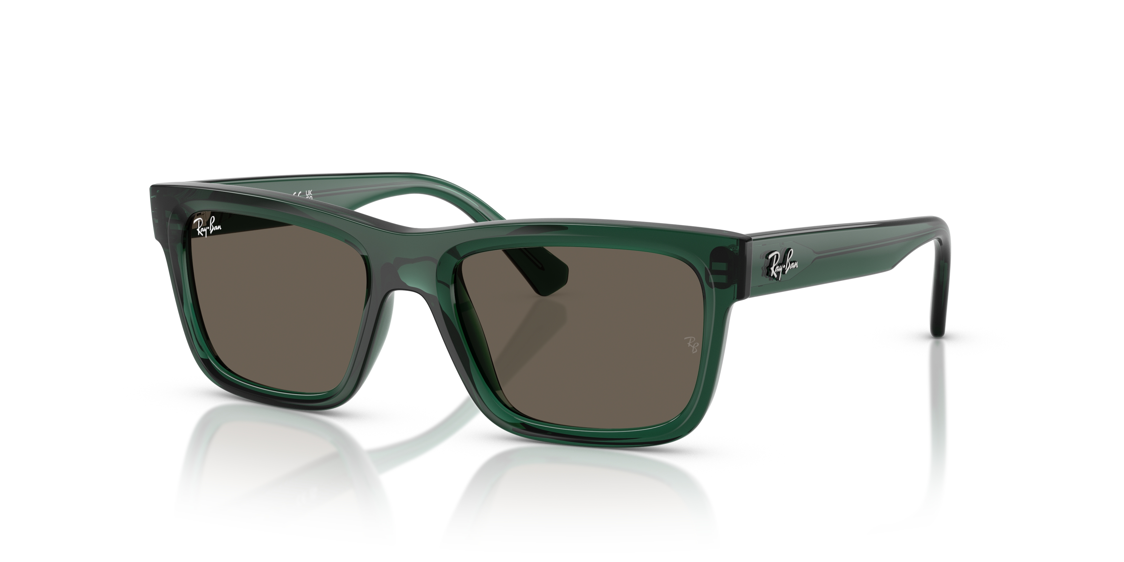 Ray-Ban Junior RJ9196S Transparent Green (7189/3) - Brown 8056262418314