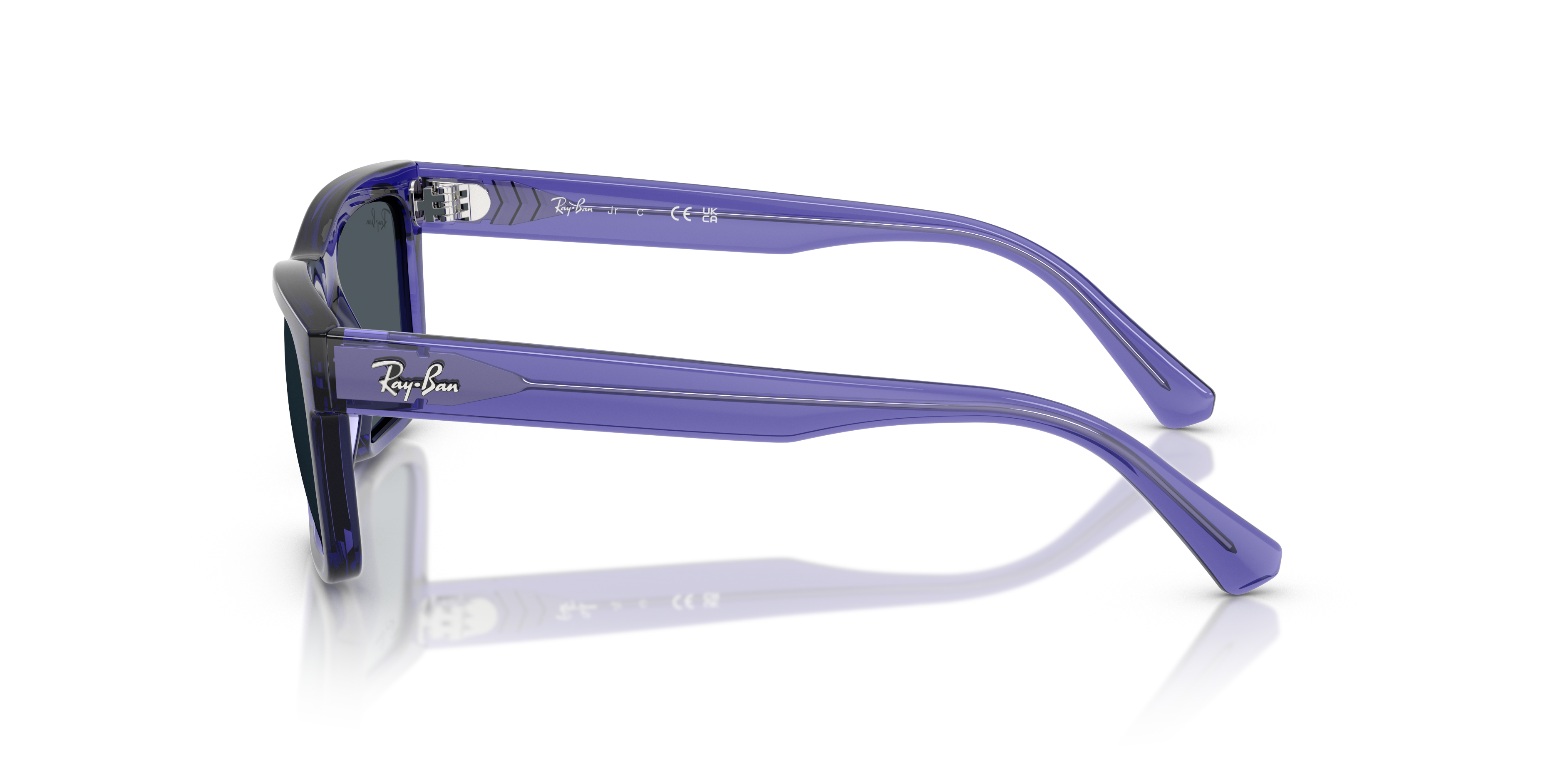 Ray-Ban Junior RJ9196S Transparent Violet (719187) - Dark Grey 8056262418338