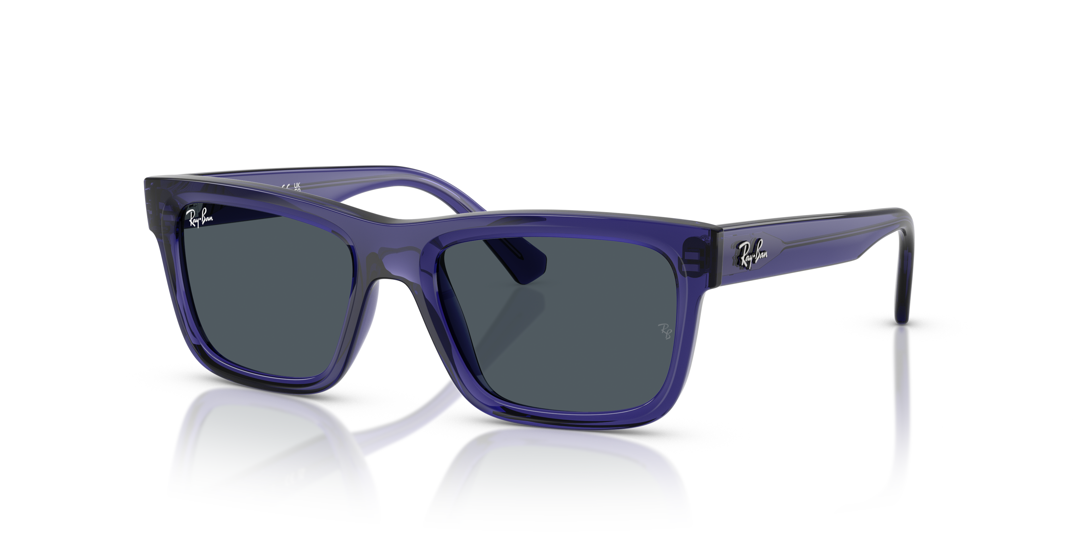 Ray-Ban Junior RJ9196S Transparent Violet (719187) - Dark Grey 8056262418338