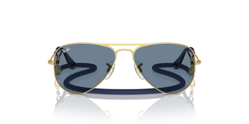 0RJ9506S - Ray - Ban Junior - (Arista Gold) Light Blue Mirror - 52 - 14 - 125 MM - Ardor Eyewear 8056262143278