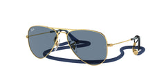 0RJ9506S - Ray - Ban Junior - (Arista Gold) Light Blue Mirror - 52 - 14 - 125 MM - Ardor Eyewear 8056262143278