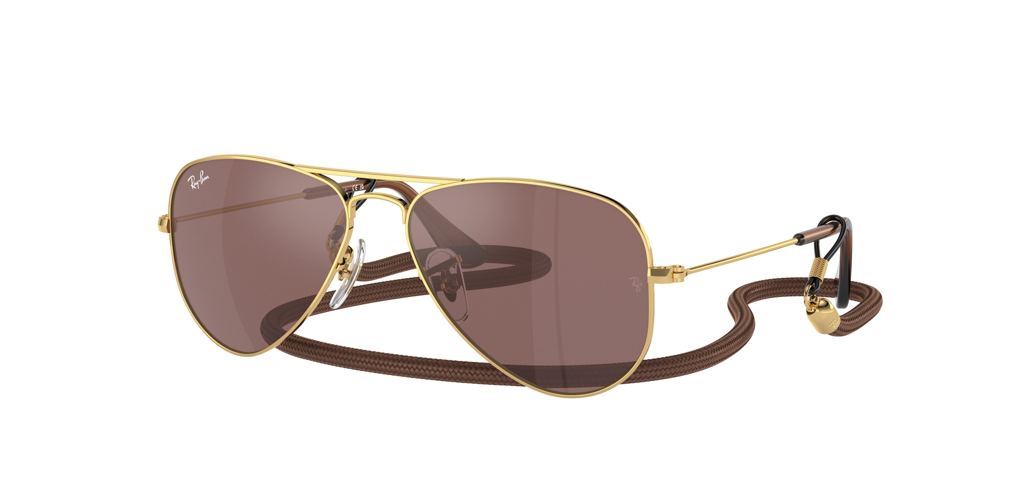 0RJ9506S - Ray - Ban Junior - (Arista Gold) Brown Mirror Silver - 52 - 14 - 125 MM - Ardor Eyewear 8056262143285