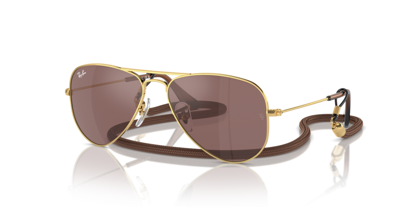 0RJ9506S - Ray - Ban Junior - (Arista Gold) Brown Mirror Silver - 52 - 14 - 125 MM - Ardor Eyewear 8056262143285