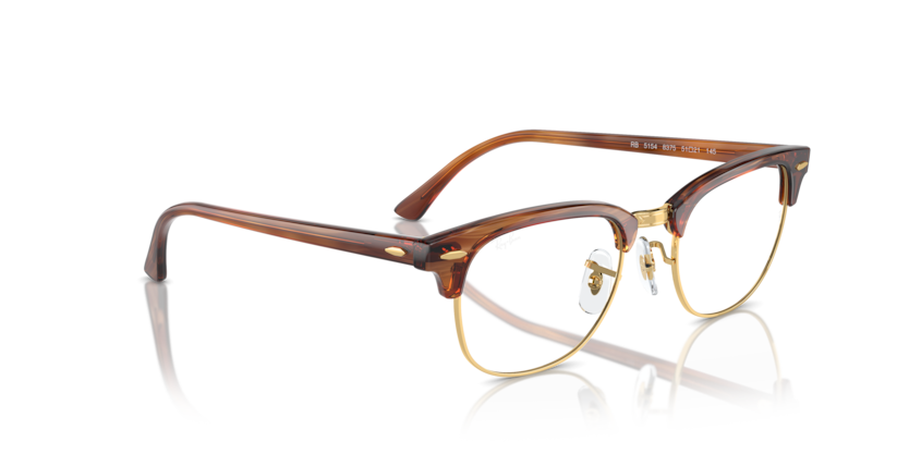 0RX5154 - Ray - Ban Vista - Tortoise - (Striped Brown 8375) - 51 - 21 - 145 MM - Ardor Eyewear 7895653291324