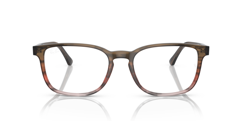 0RX5418 - Ray - Ban Vista - Brown - (Striped Brown & Red 8251) - 54 - 19 - 145 MM - Ardor Eyewear 8056597827072