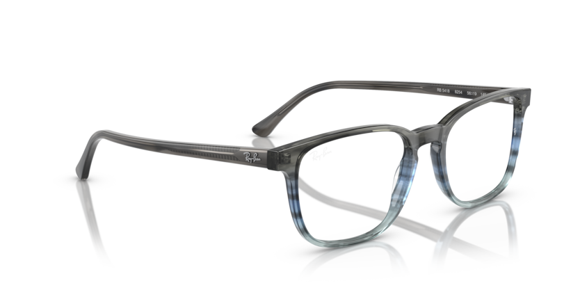 Striped Grey & Blue - 0RX5418 8056597827096