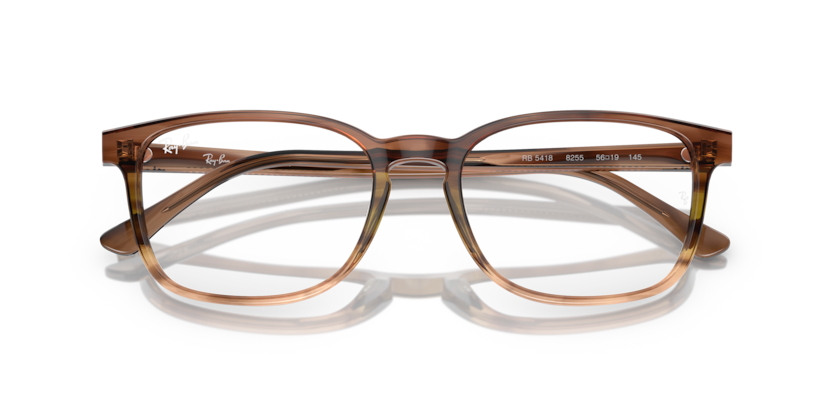 0RX5418 - Ray - Ban Vista - Brown - (Striped Brown & Green 8255) - 54 - 19 - 145 MM - Ardor Eyewear 8056597827119