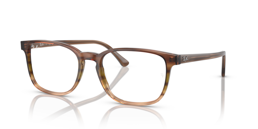 0RX5418 - Ray - Ban Vista - Brown - (Striped Brown & Green 8255) - 54 - 19 - 145 MM - Ardor Eyewear 8056597827119