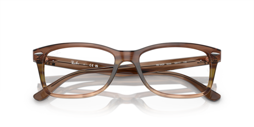 0RX5428 - Ray - Ban Vista - Brown - (Striped Brown & Green 8255) - 53 - 17 - 145 MM - Ardor Eyewear 8056597954099