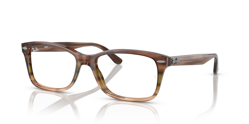 0RX5428 - Ray - Ban Vista - Brown - (Striped Brown & Green 8255) - 53 - 17 - 145 MM - Ardor Eyewear 8056597954099