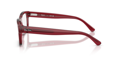 0RX5435 Transparent Bordeaux side view image 2 barcode 8056262889534