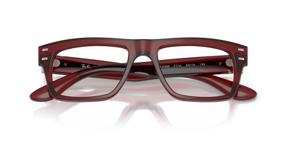 0RX5459M Transparent Red close front view image 6 barcode 8056266262029