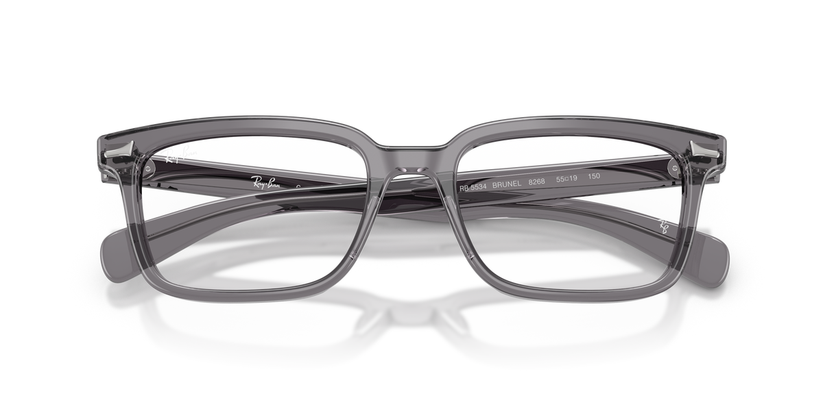 0RX5534 Transparent Grey close front view image 6 barcode 8056262968284