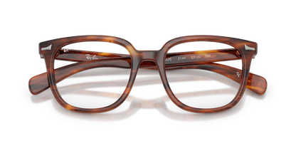 0RX5535 Striped Havana close front view image 6 barcode 8056262970300