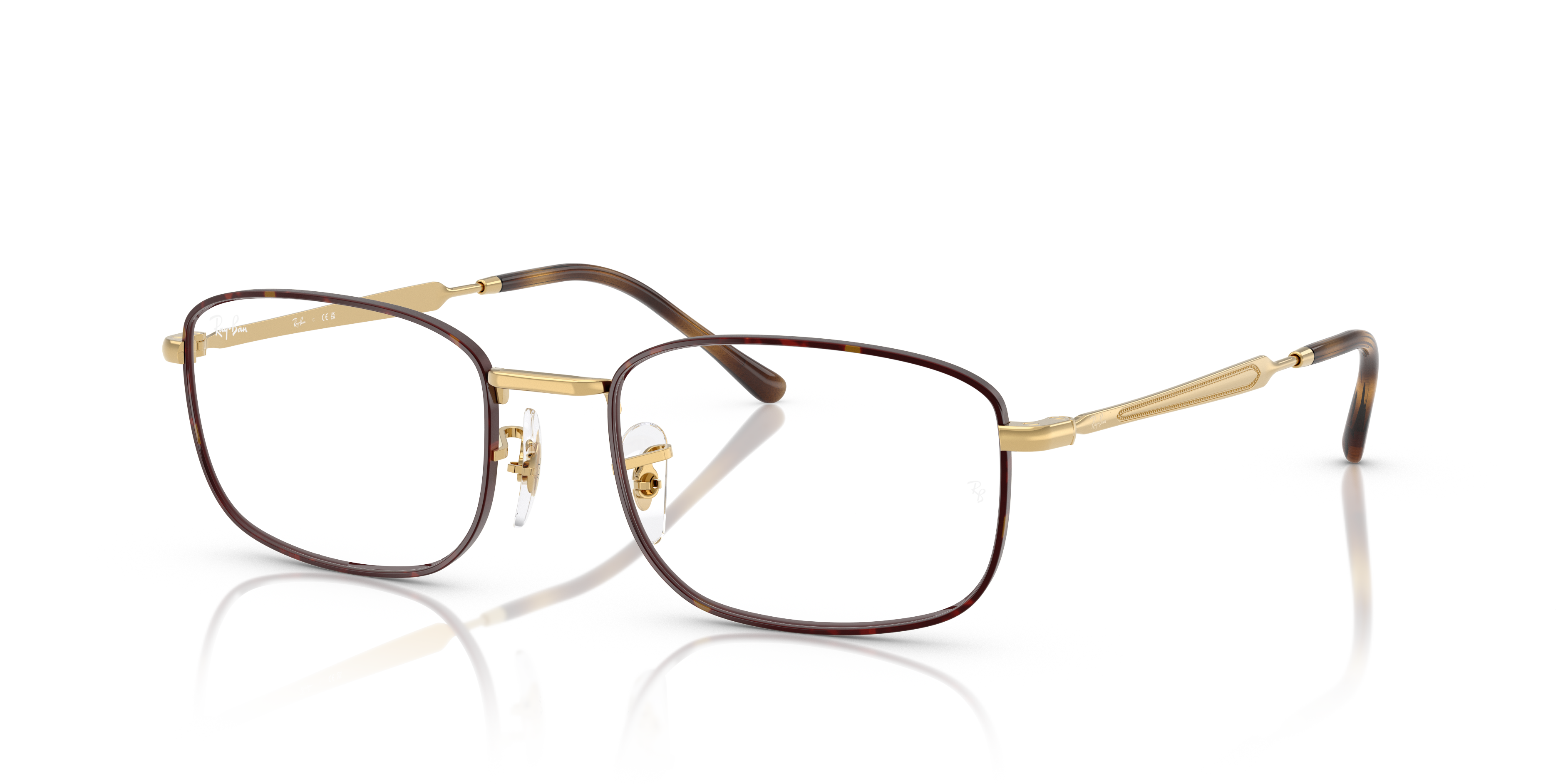 Ray-Ban Vista RX6533 Havana On Arista Gold 8056262416952