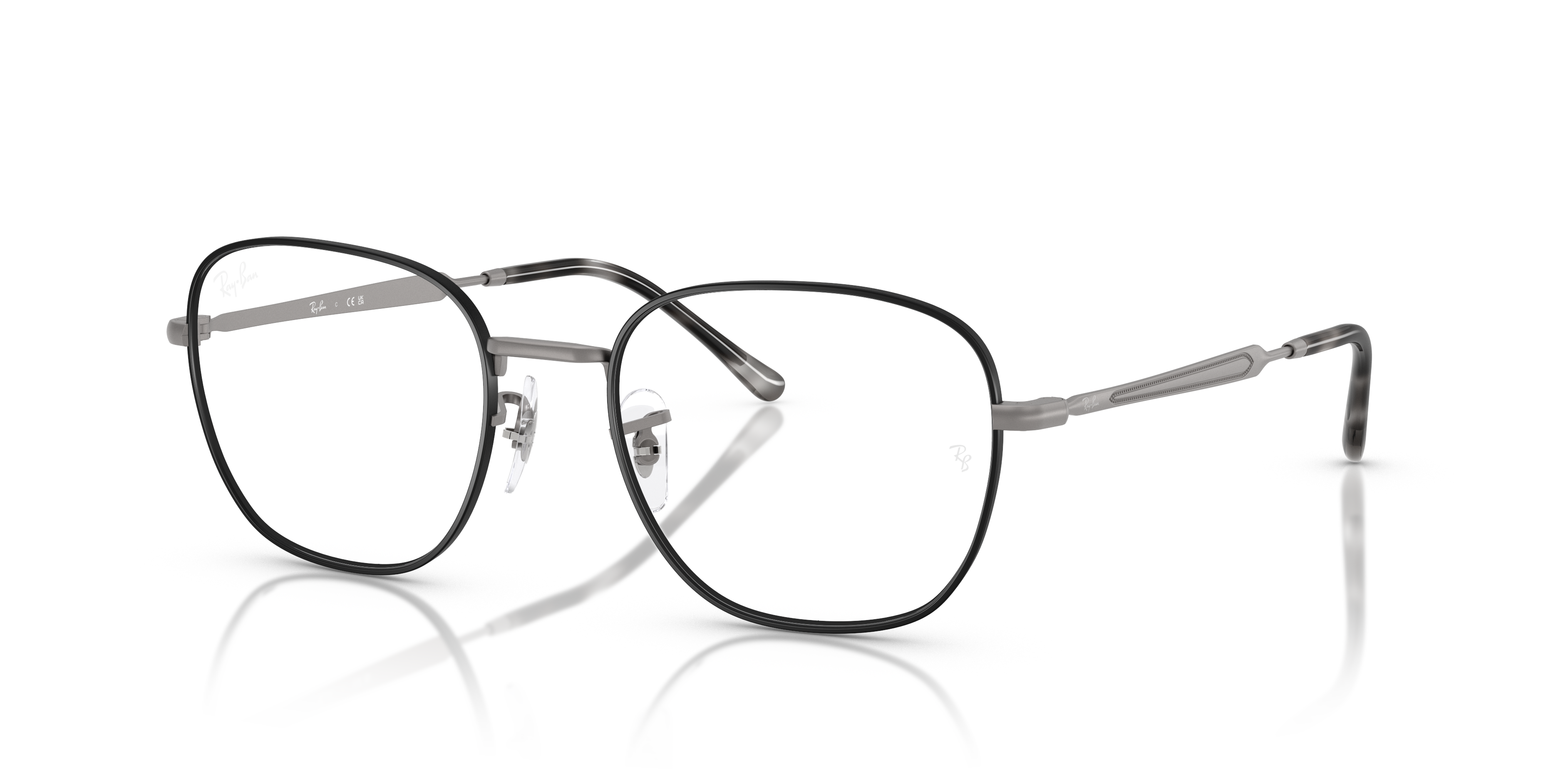 Ray-Ban Vista RX6534 Matte Black On Matte Gunmetal 8056262413920