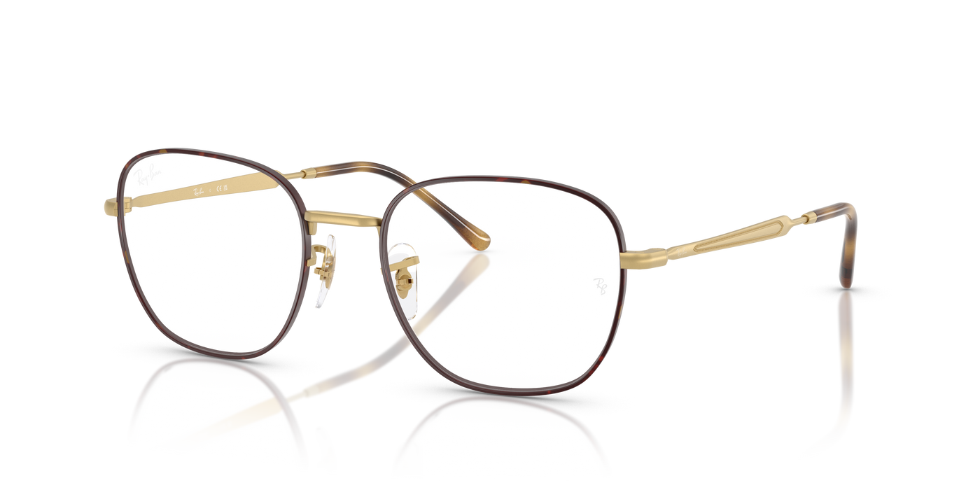 Ray-Ban Vista RX6534 Matt Havana On Matt Arista Gold 8056262413944