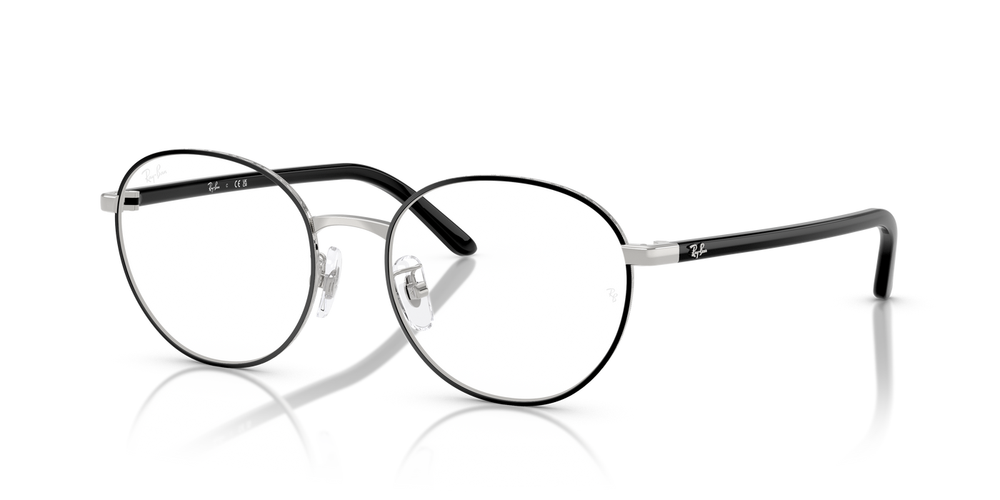 Ray-Ban Vista RX6538D Black On Silver 8056262461167